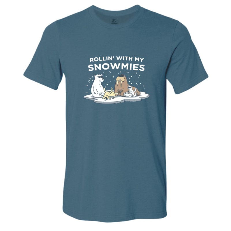 Rollin With My Snowmies - Lightweight Tee