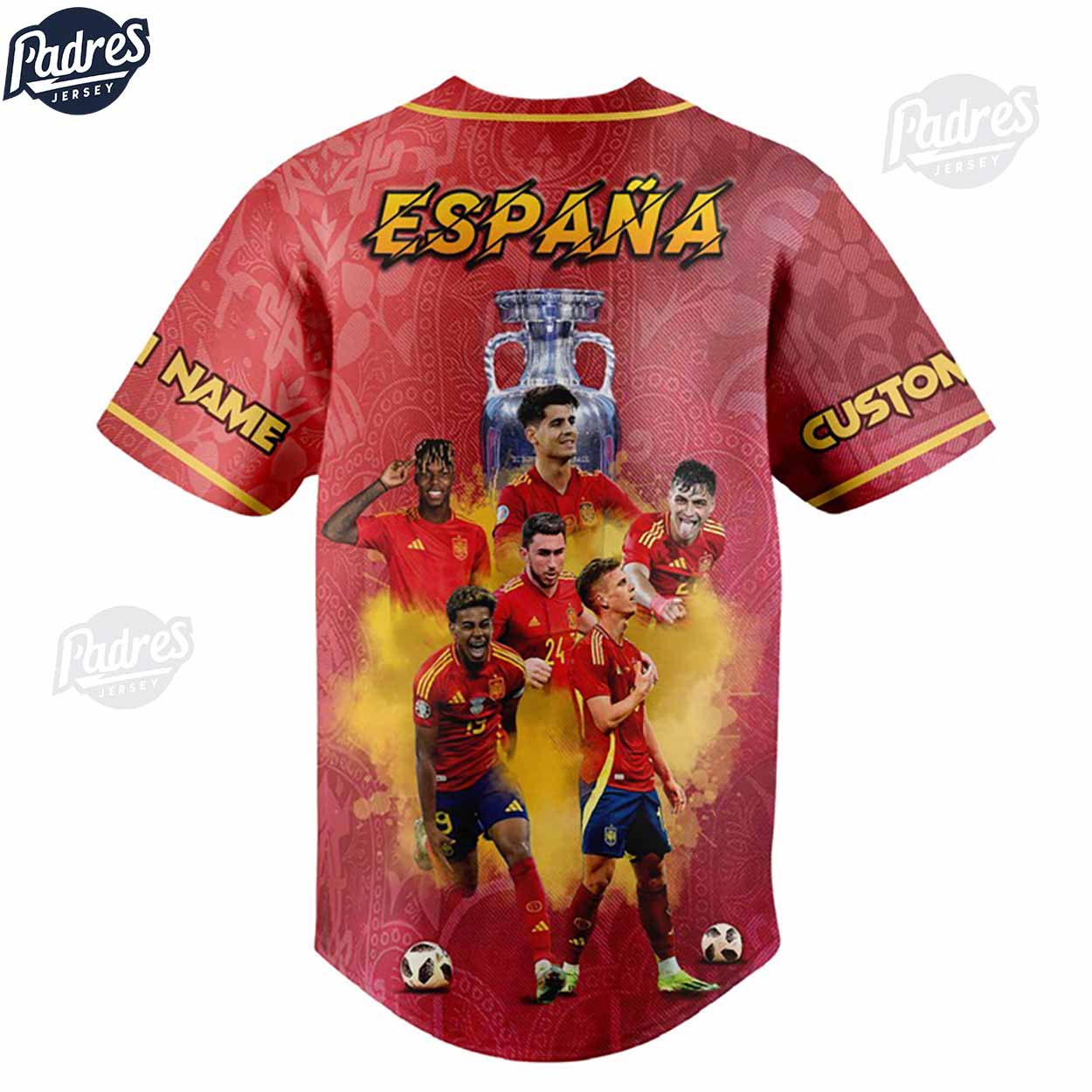 Spain National Football Team Custom Lamine Yamal Baseball Jersey - Padres Jersey Oasis: Elevate Your Baseball Style Game