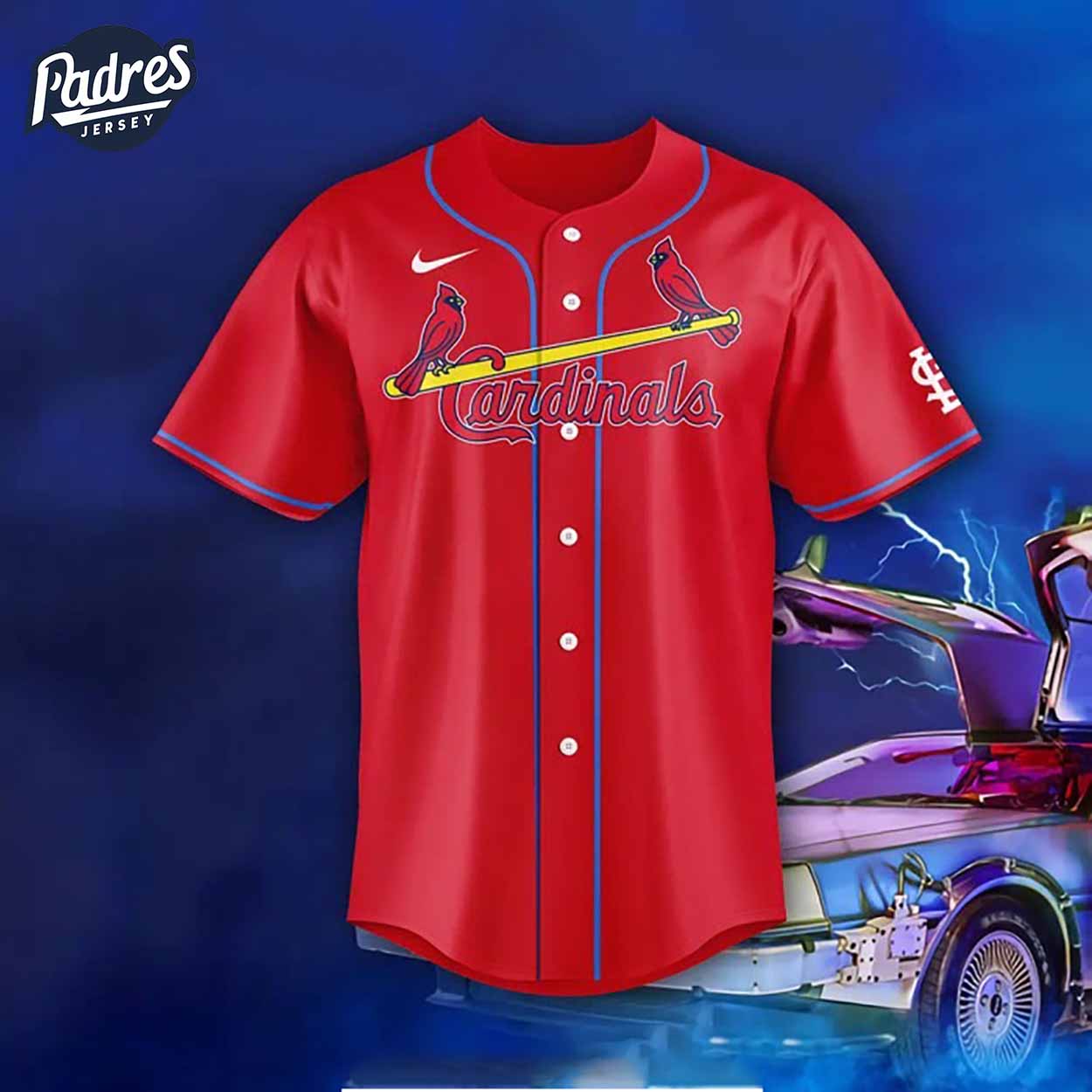 St Louis Cardinals 2024 Back To The Future Baseball Jersey - Padres Jersey Oasis: Elevate Your Baseball Style Game