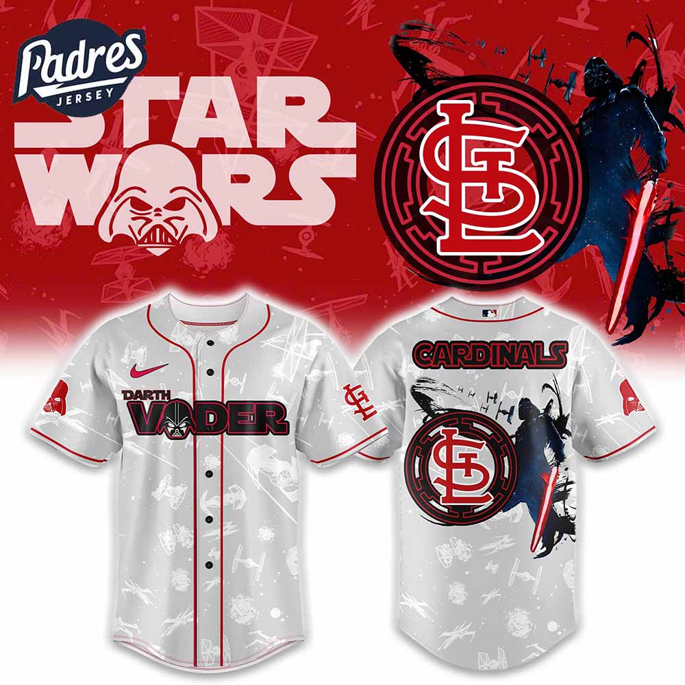 St Louis Cardinals MLB x Darth Vader Is Anakin Baseball Jersey - Padres Jersey Oasis: Elevate Your Baseball Style Game