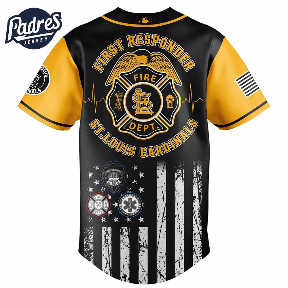 St Louis Cardinals MLB x First Responders Baseball Jersey - Padres Jersey Oasis: Elevate Your Baseball Style Game
