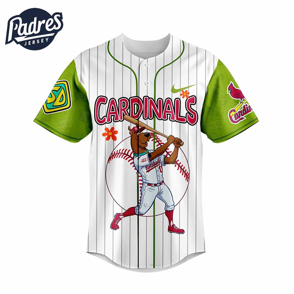 St Louis Cardinals MLB x Scooby Doo Personalized Baseball Jersey Outfit - Padres Jersey Oasis: Elevate Your Baseball Style Game
