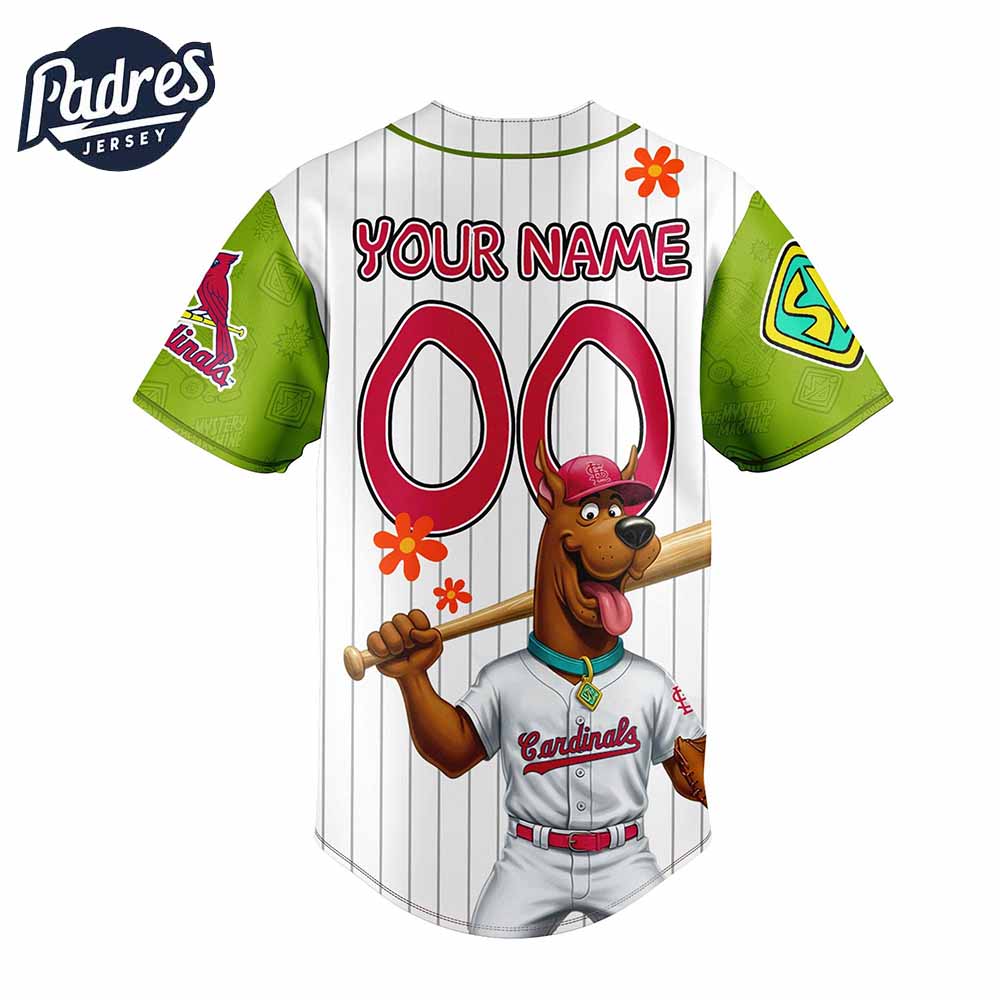 St Louis Cardinals MLB x Scooby Doo Personalized Baseball Jersey Outfit - Padres Jersey Oasis: Elevate Your Baseball Style Game