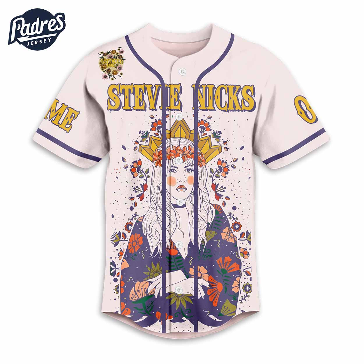 Stevie Nicks Dreams Unwind Of Mind Custom Baseball Jersey Style - Padres Jersey Oasis: Elevate Your Baseball Style Game
