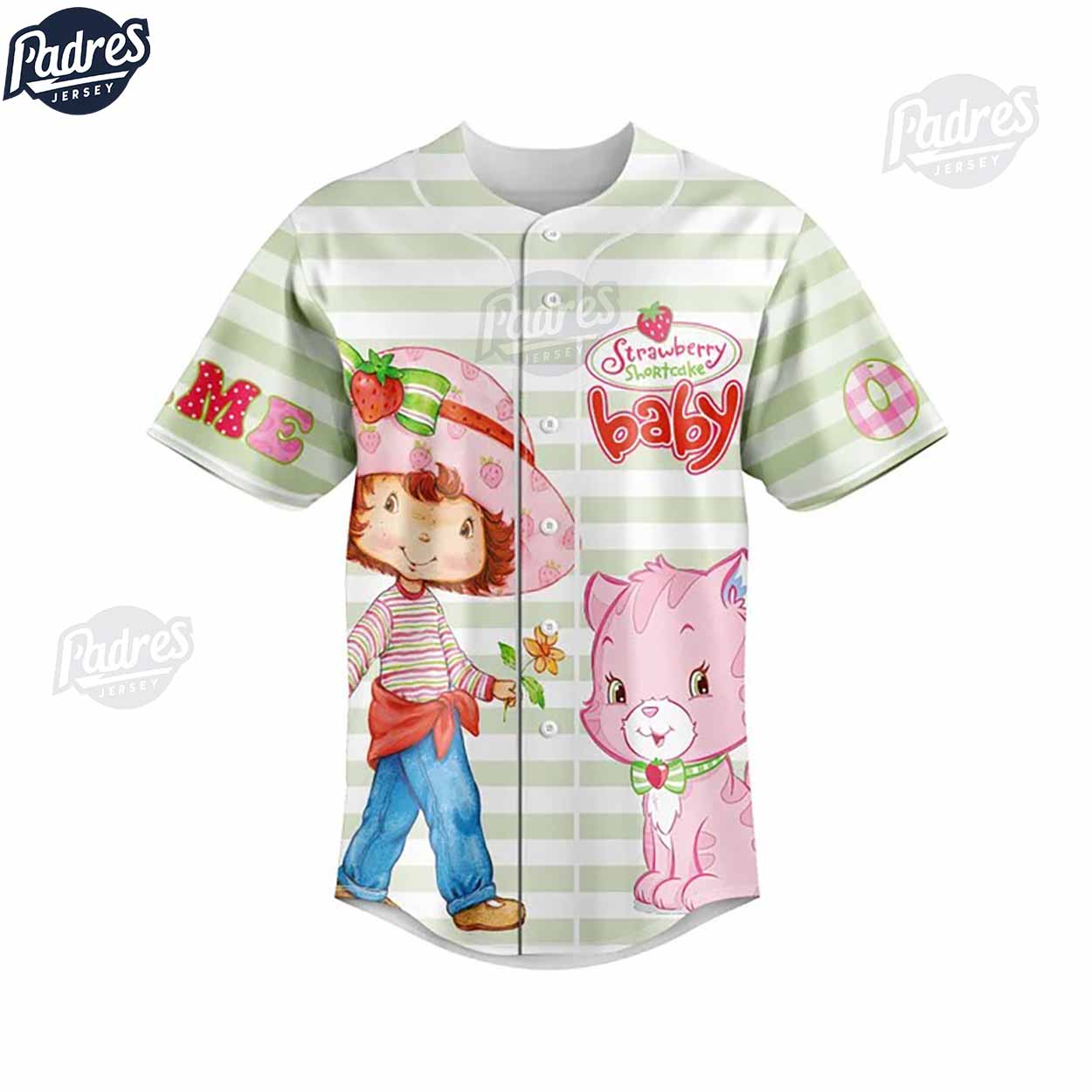Strawberry Shortcake Custom Baseball Jersey Style - Padres Jersey Oasis: Elevate Your Baseball Style Game