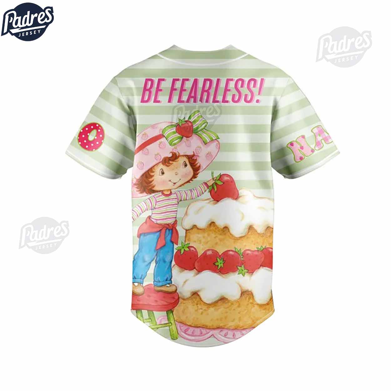 Strawberry Shortcake Custom Baseball Jersey Style - Padres Jersey Oasis: Elevate Your Baseball Style Game