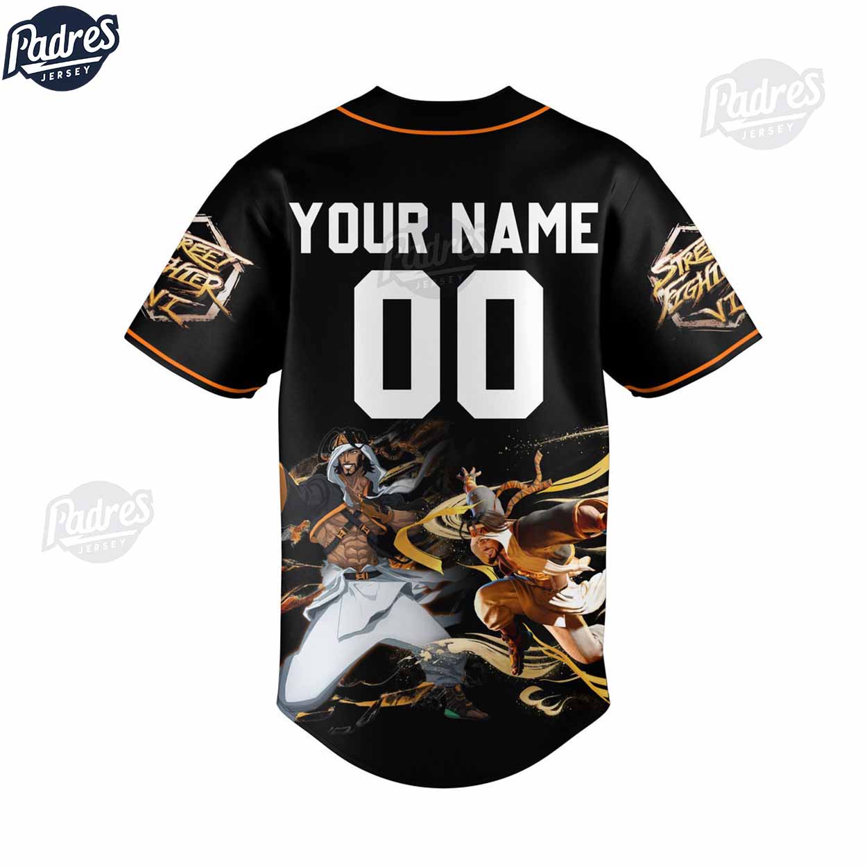 Street Fighter Personalized Baseball Jersey - Padres Jersey Oasis: Elevate Your Baseball Style Game