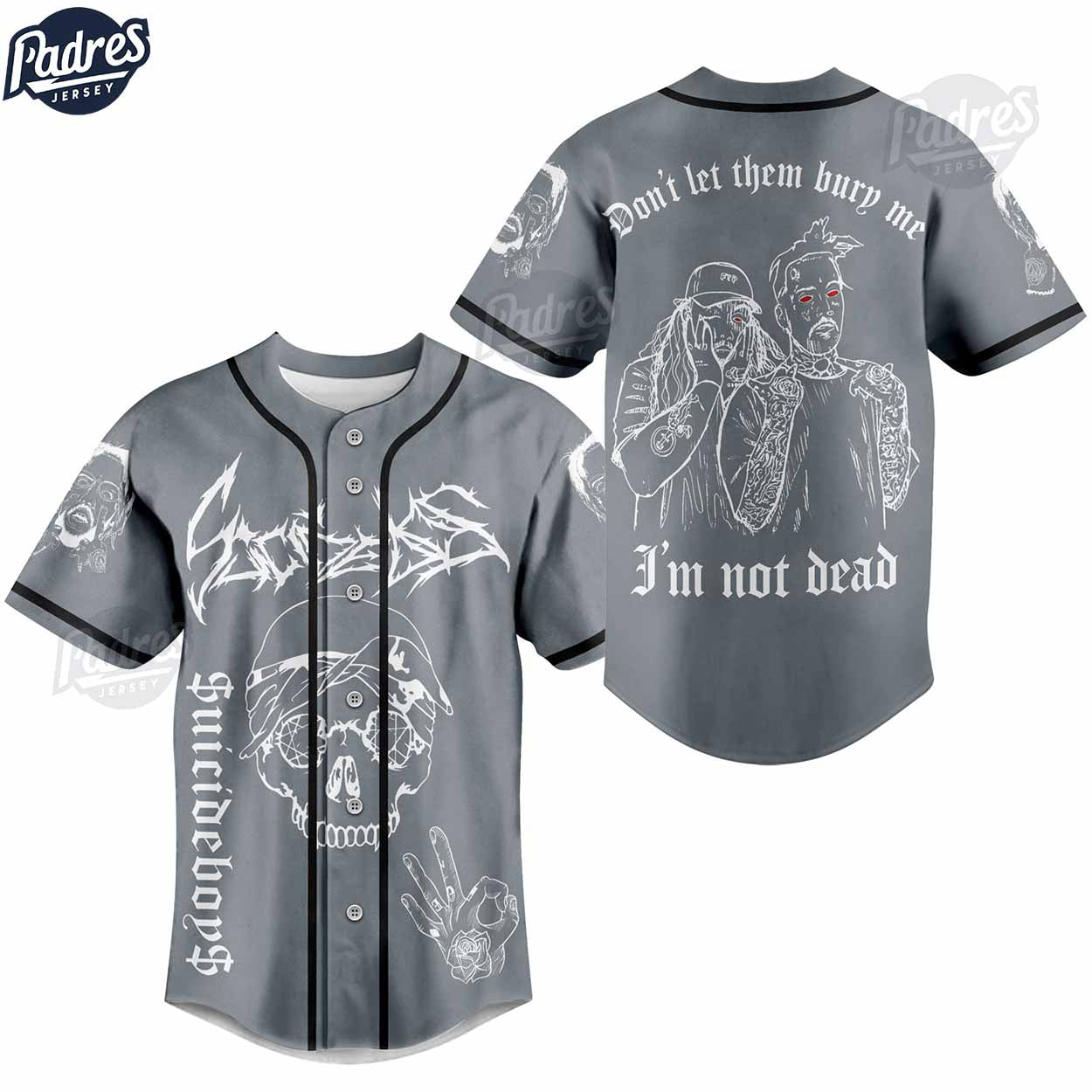 Suicideboys Band Baseball Jersey Fan Gear - Padres Jersey Oasis: Elevate Your Baseball Style Game