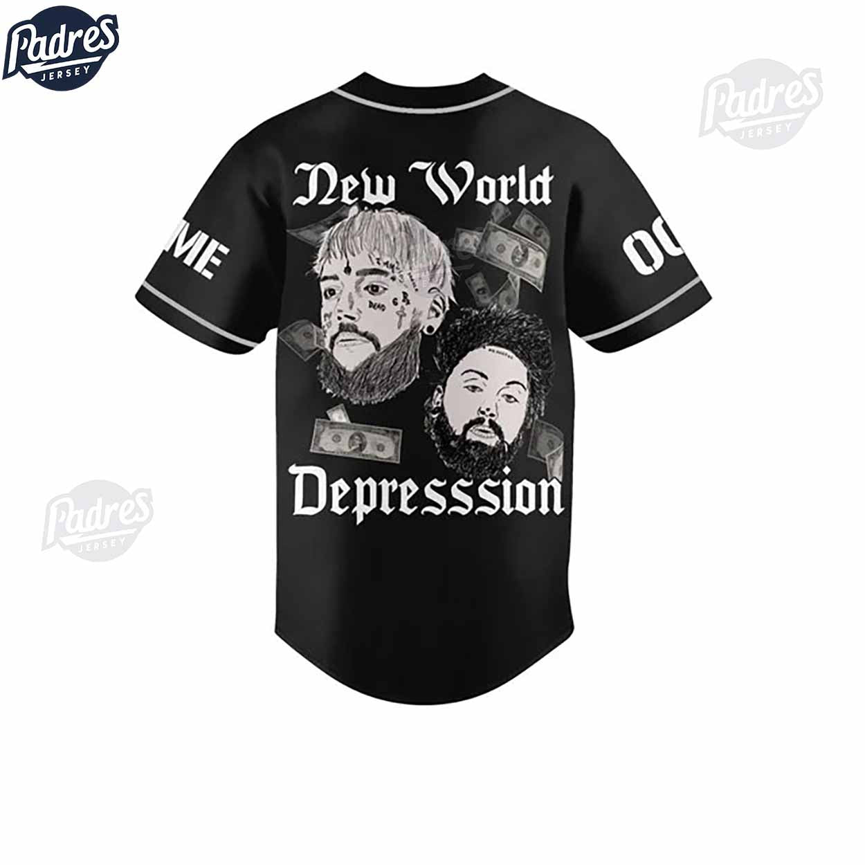 Suicideboys New World Depression Custom Baseball Jersey - Padres Jersey Oasis: Elevate Your Baseball Style Game