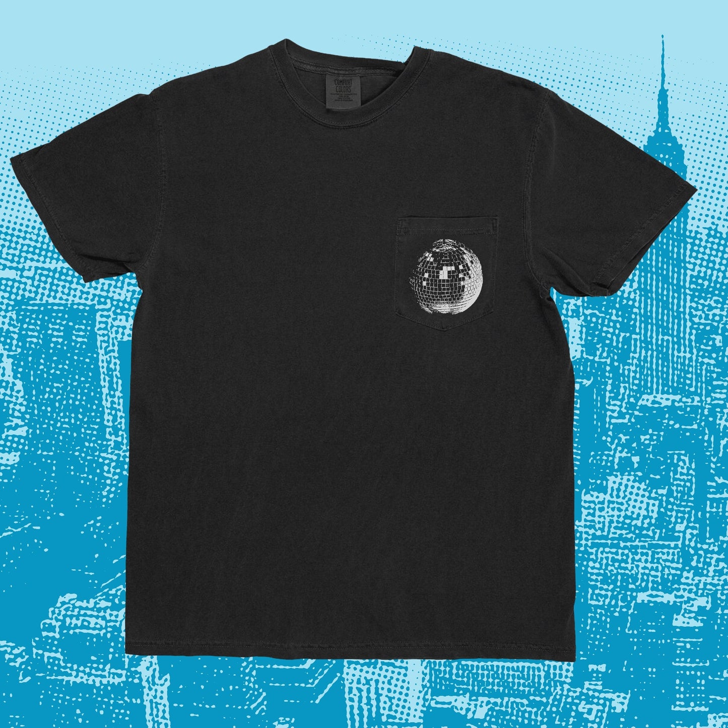 TOO MUCH LOVE - BLACK POCKET TEE