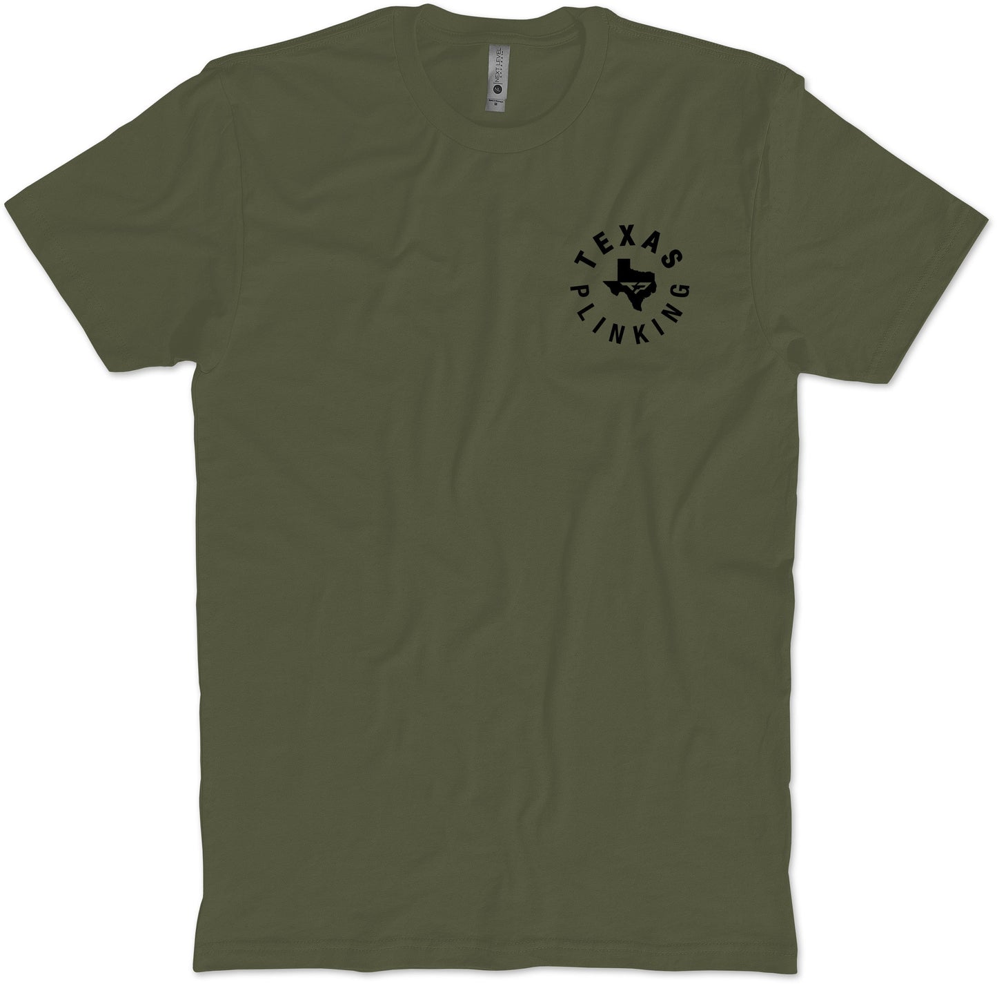 Texas Plinking Left Chest T-Shirt