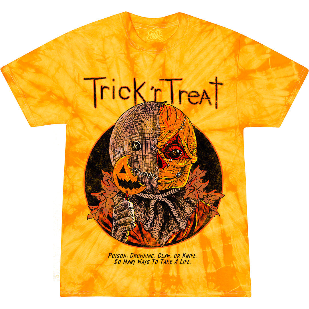 TRICK 'R TREAT - T-SHIRT (PUMPKIN GUTS TIE-DYE)