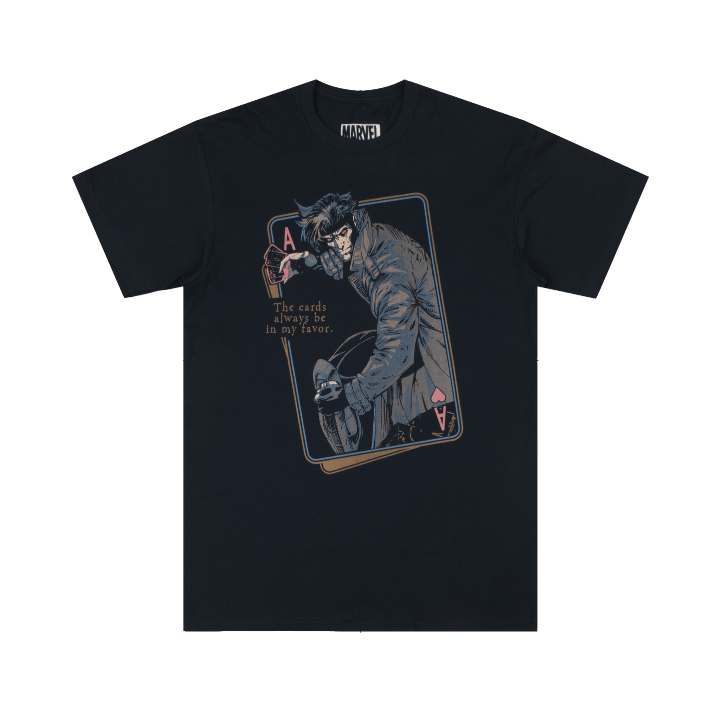 Gambit Ace Of Hearts Navy Tee