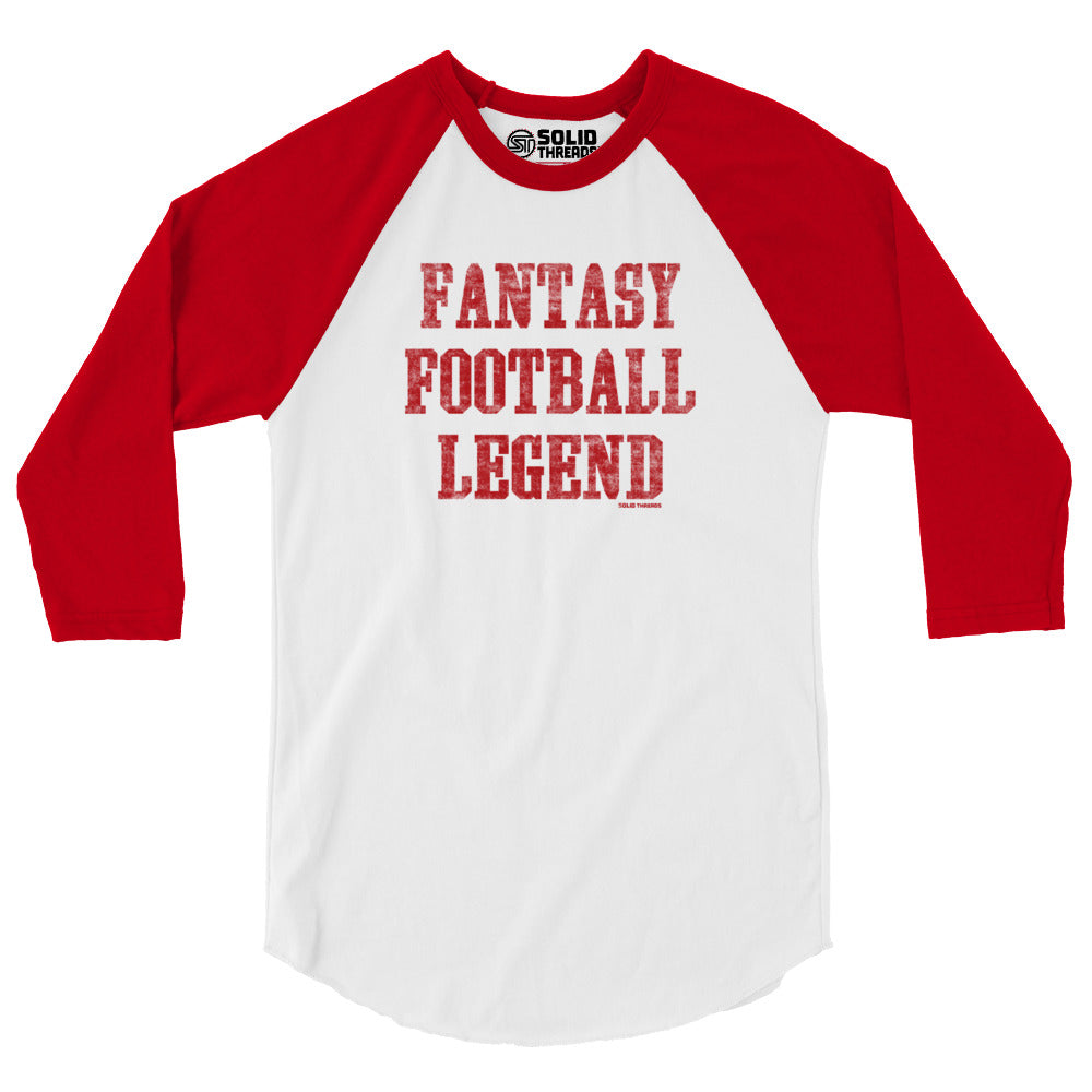 Unisex Fantasy Football Legend 3/4 Sleeve Baseball Tee