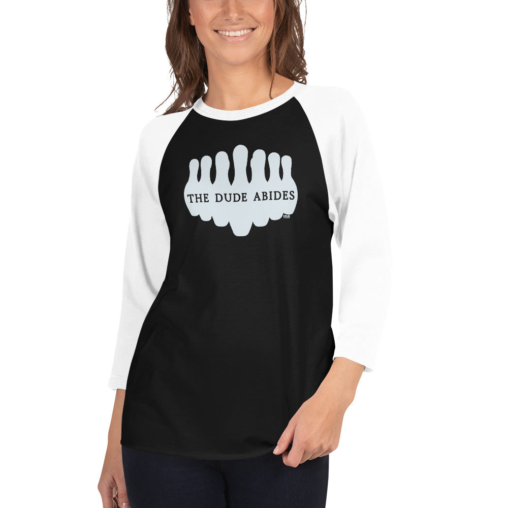 Unisex The Dude Abides 3/4 Sleeve Baseball Tee