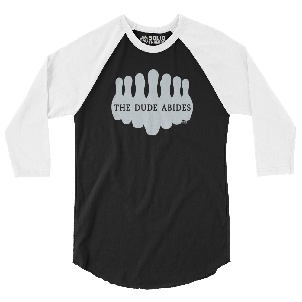 Unisex The Dude Abides 3/4 Sleeve Baseball Tee