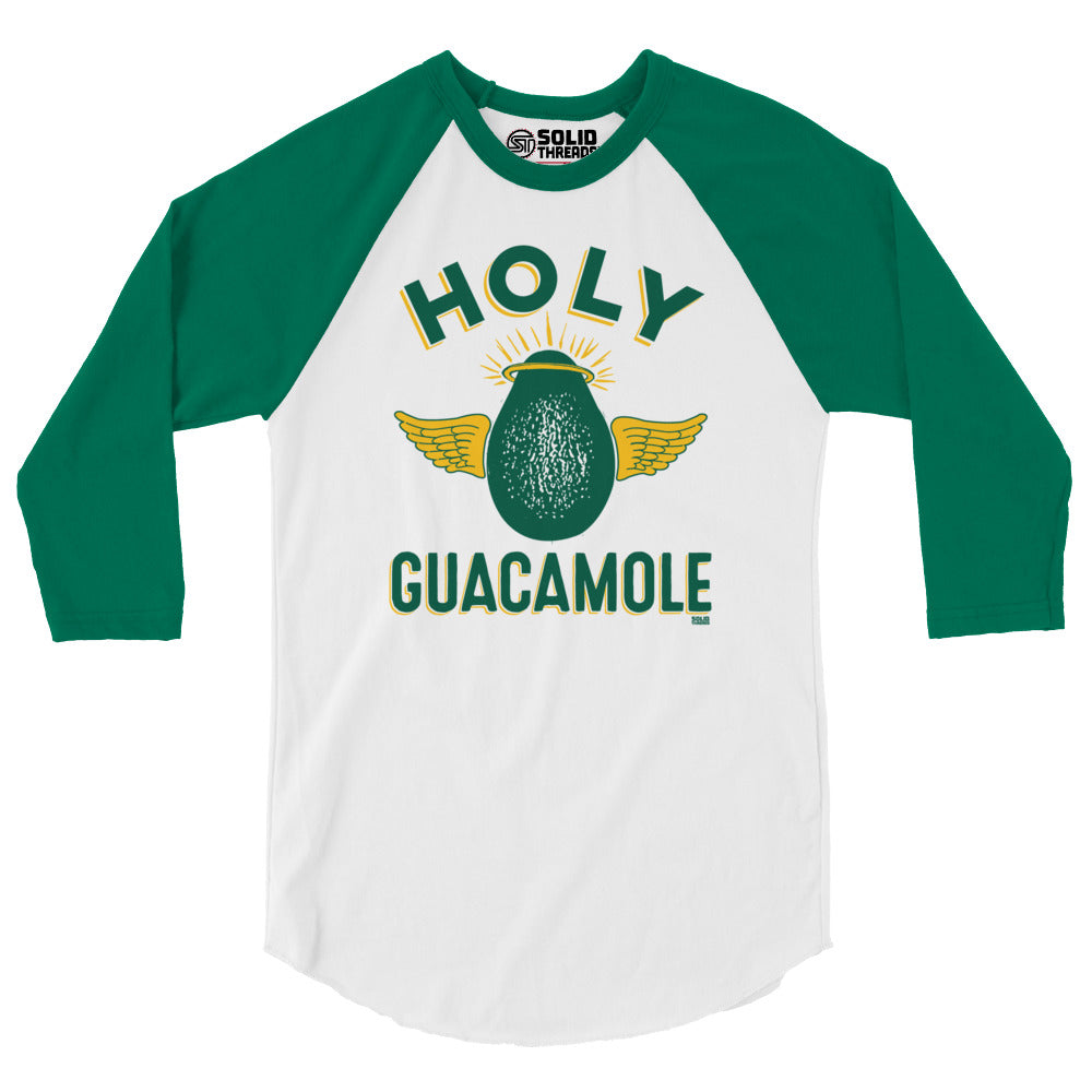 Unisex Holy Guacamole 3/4 Sleeve Baseball Tee