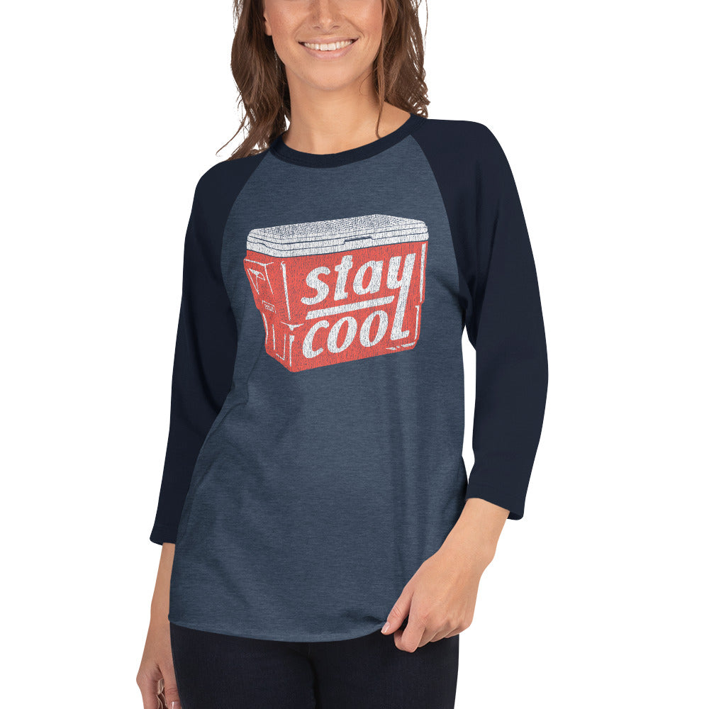 Unisex Stay Cool 3/4 Sleeve Baseball Tee