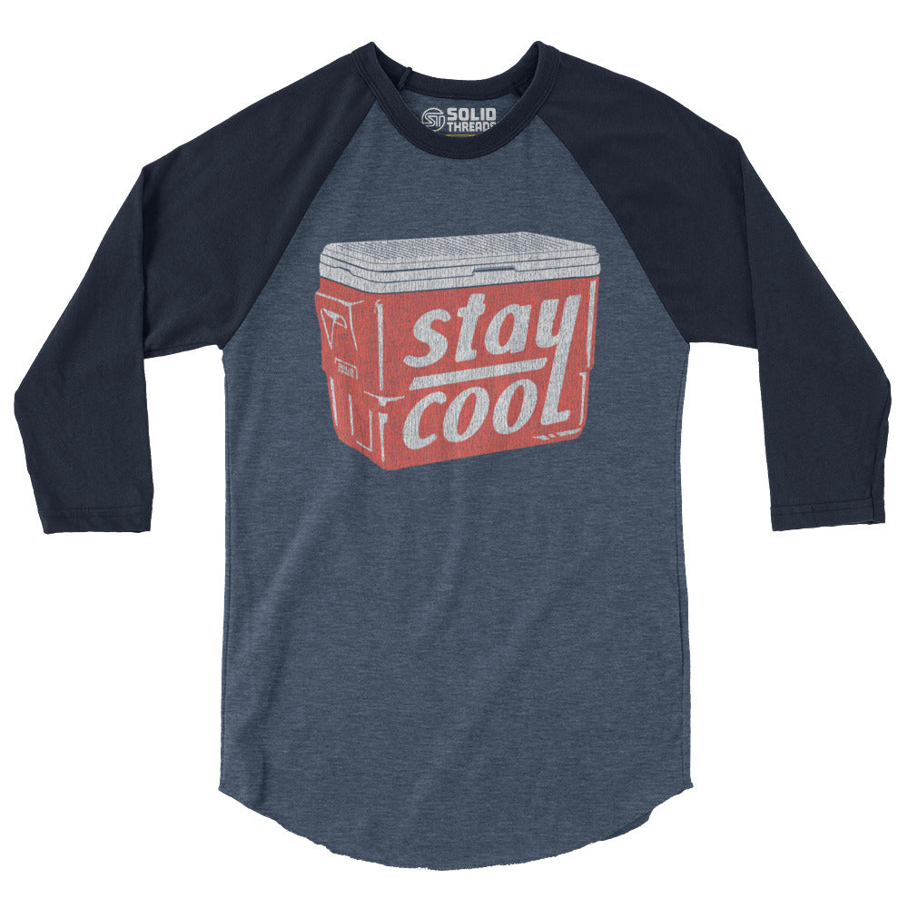 Unisex Stay Cool 3/4 Sleeve Baseball Tee