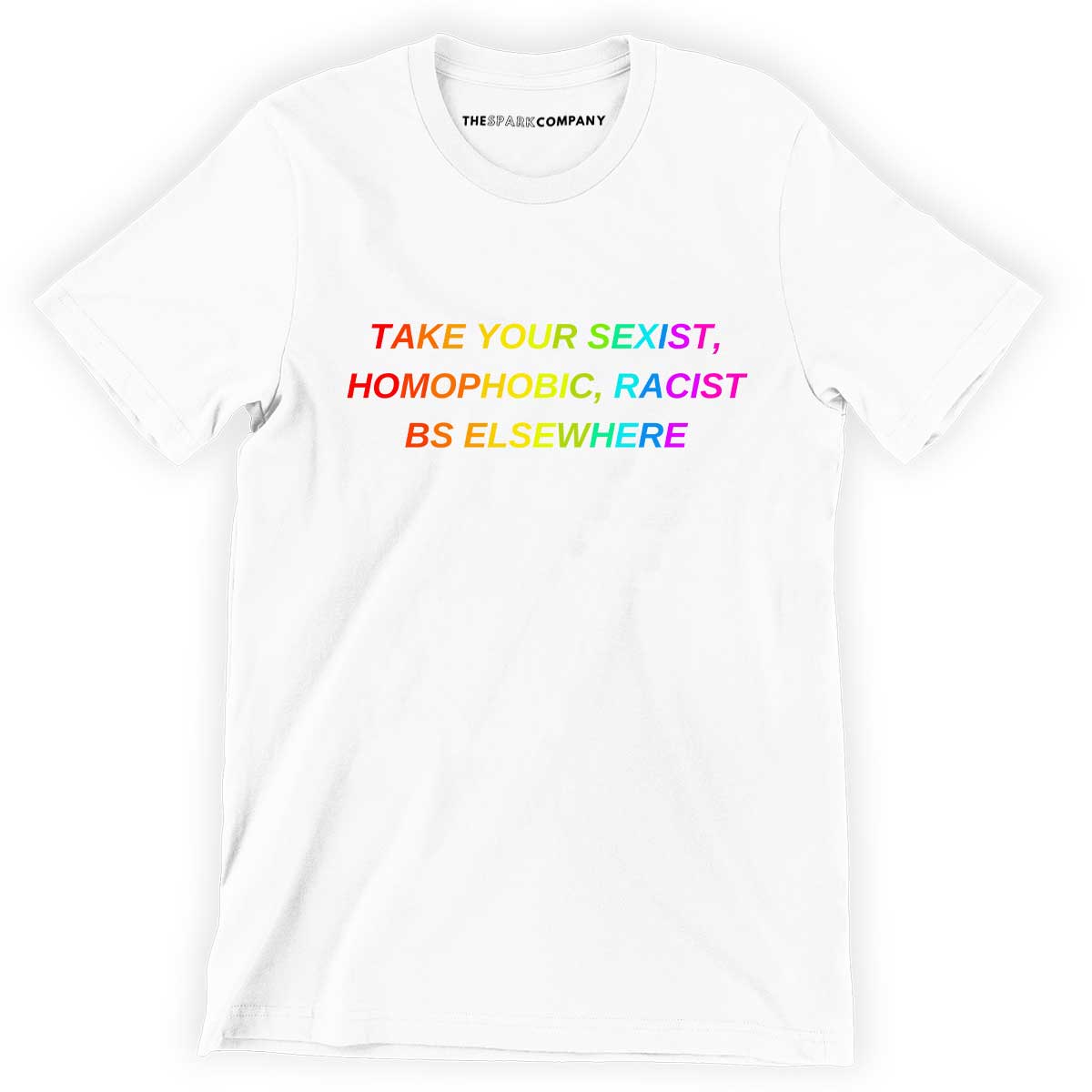 Take Your BS Elsewhere Rainbow Men's T-Shirt