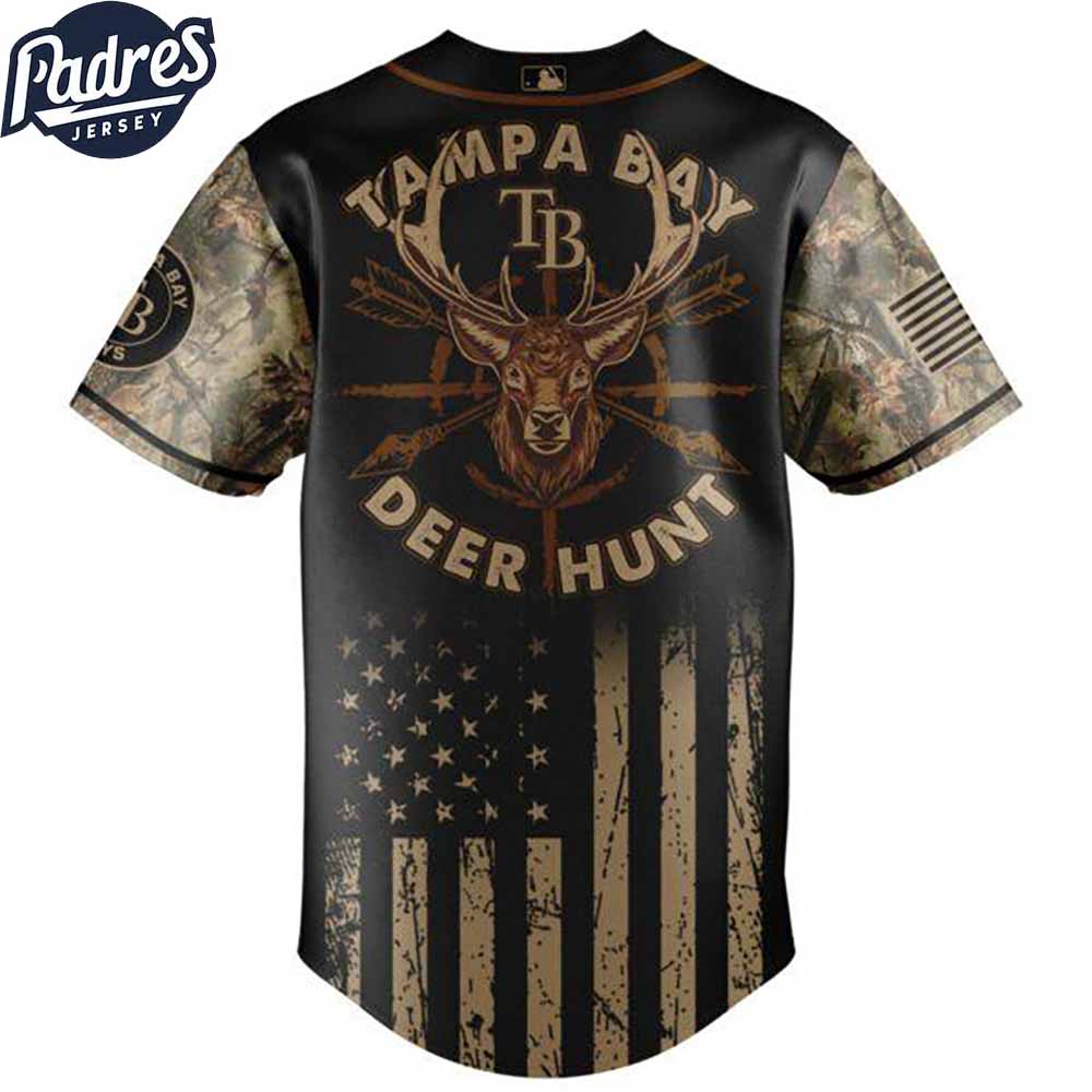 Tampa Bay Rays MLB X Deer Hunting Personalized Baseball Jersey - Padres Jersey Oasis: Elevate Your Baseball Style Game