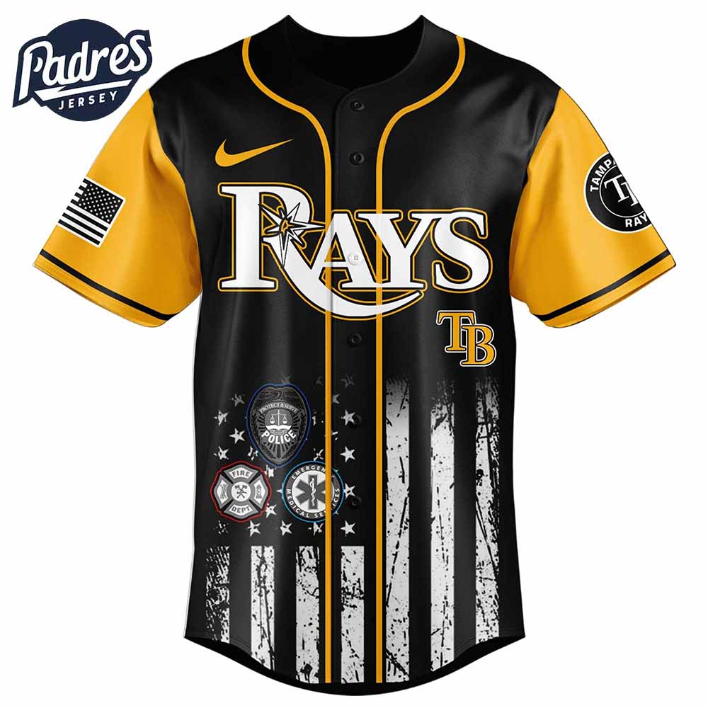 Tampa Bay Rays MLB x First Responders Baseball Jersey - Padres Jersey Oasis: Elevate Your Baseball Style Game