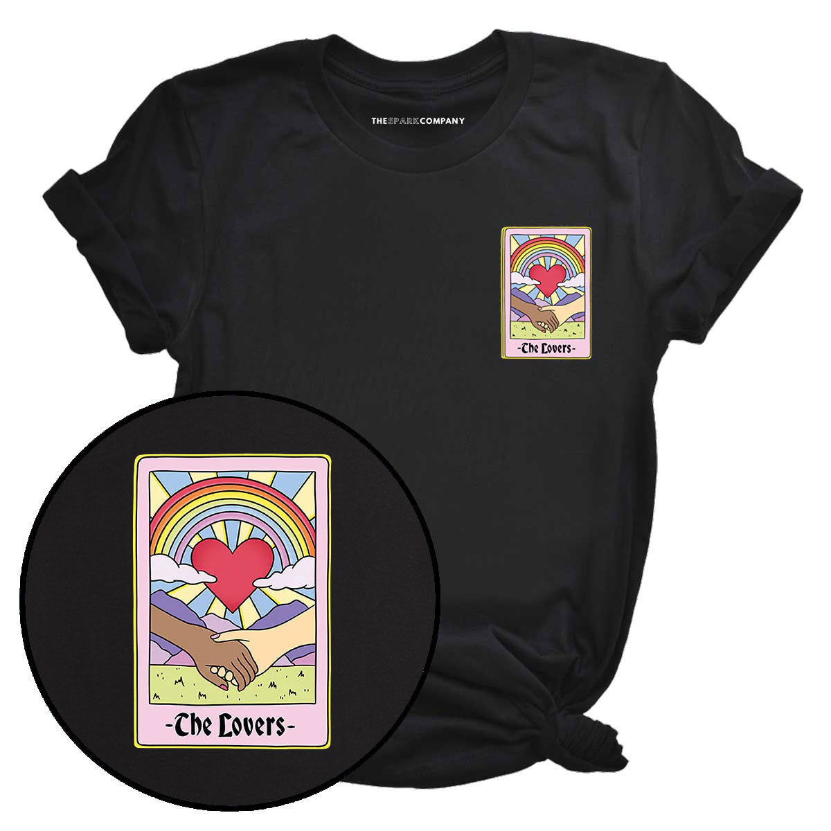 Tarot: The LGBTQ+ Lovers T-Shirt