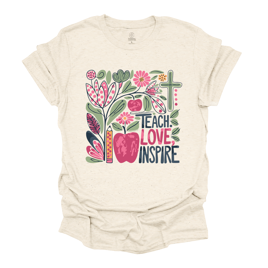 FREE Teach Love Inspire Cross Tee *Add Any Other Item To Cart To Unlock FREE Price. Limit 1*
