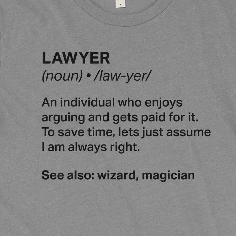 Lawyer Definition Tee