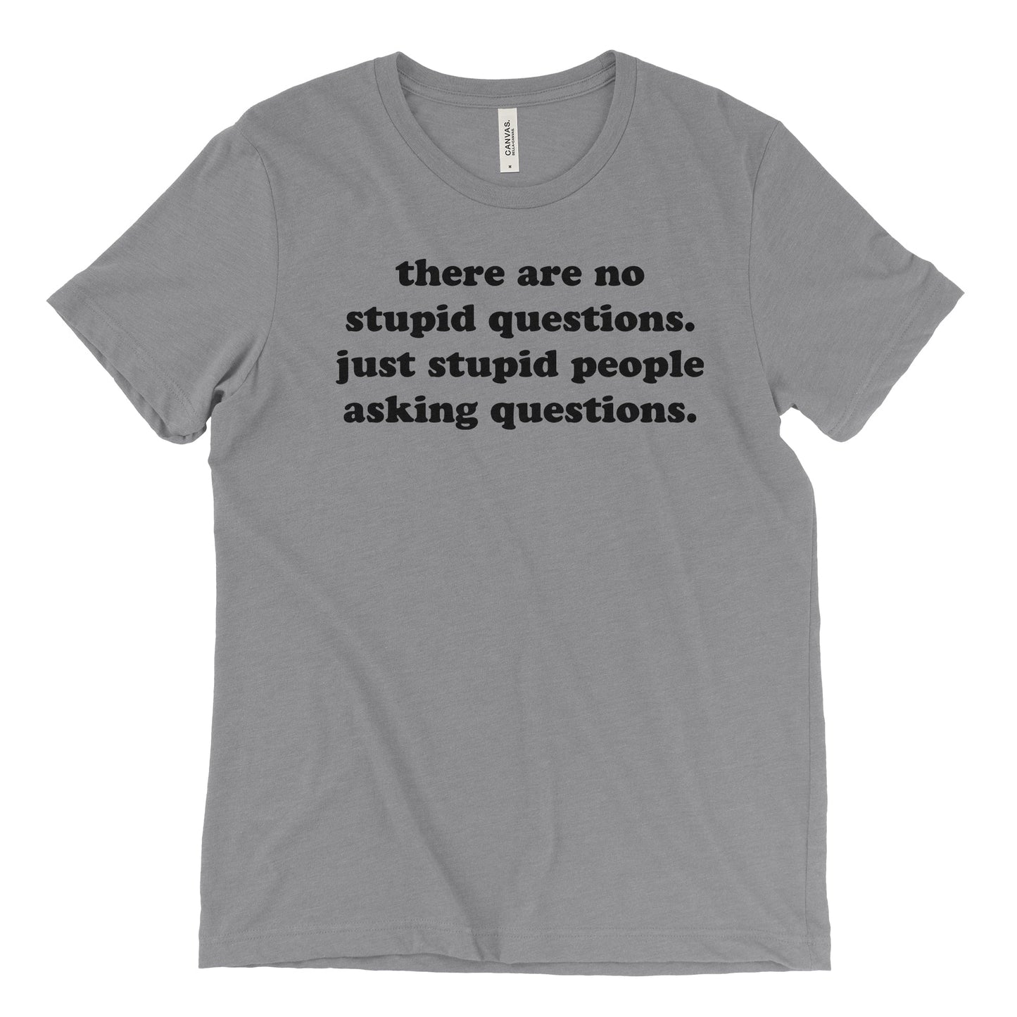 There are no stupid questions, only stupid people asking questions Tee