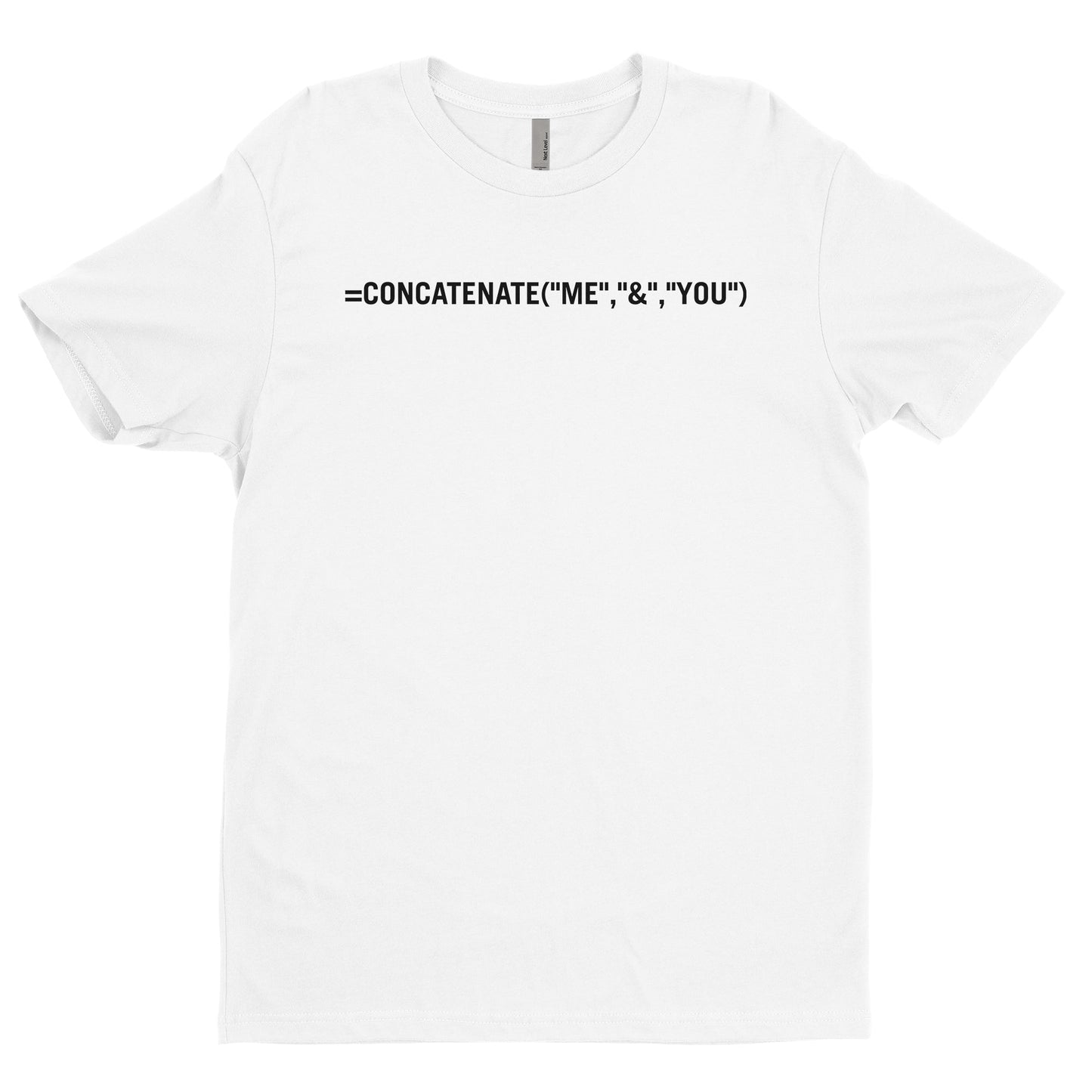 Concatenate Me And You Tee