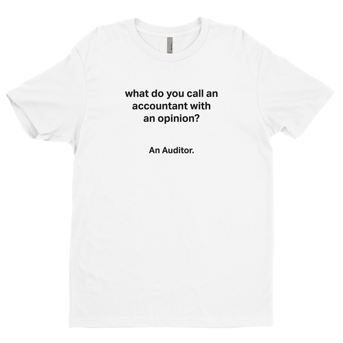 What Do You Call An Accountant With An Opinion? Tee