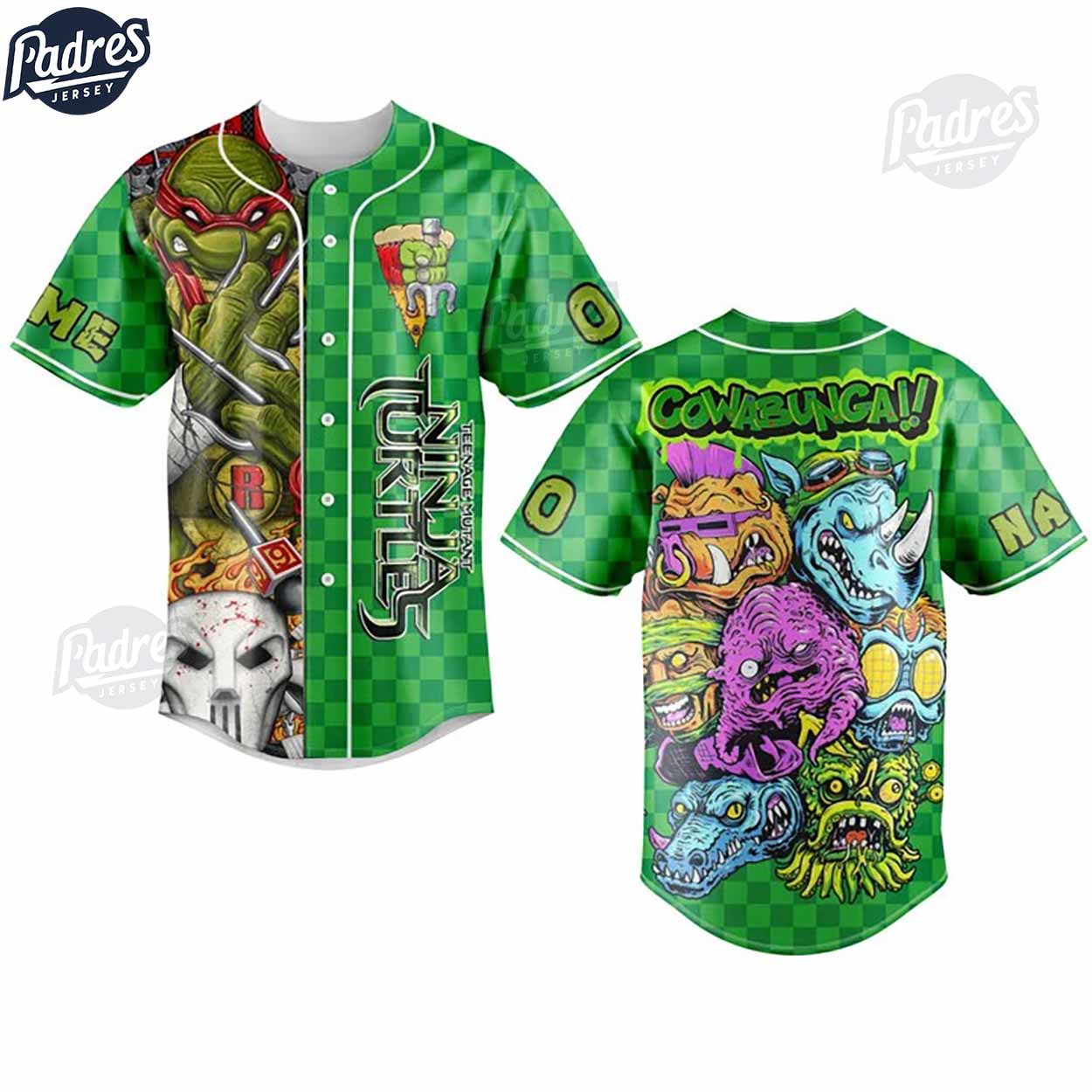 Teenage Mutant Ninja Turtles Custom Baseball Jersey Style - Padres Jersey Oasis: Elevate Your Baseball Style Game