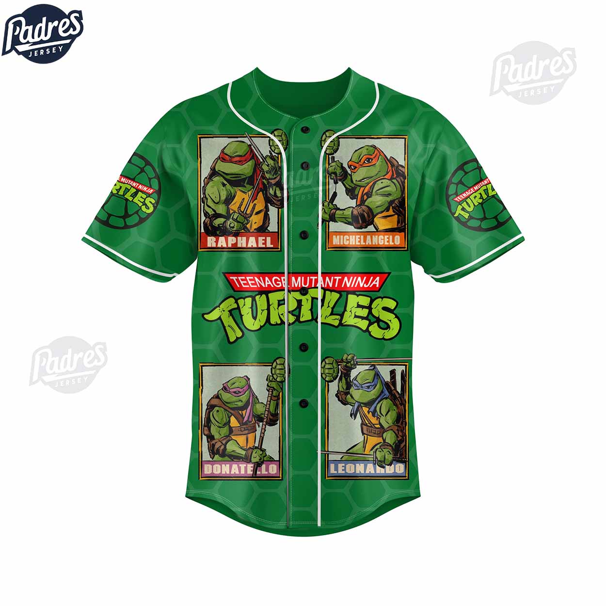 Teenage Mutant Ninja Turtles Custom Baseball Jersey Style Gifts - Padres Jersey Oasis: Elevate Your Baseball Style Game