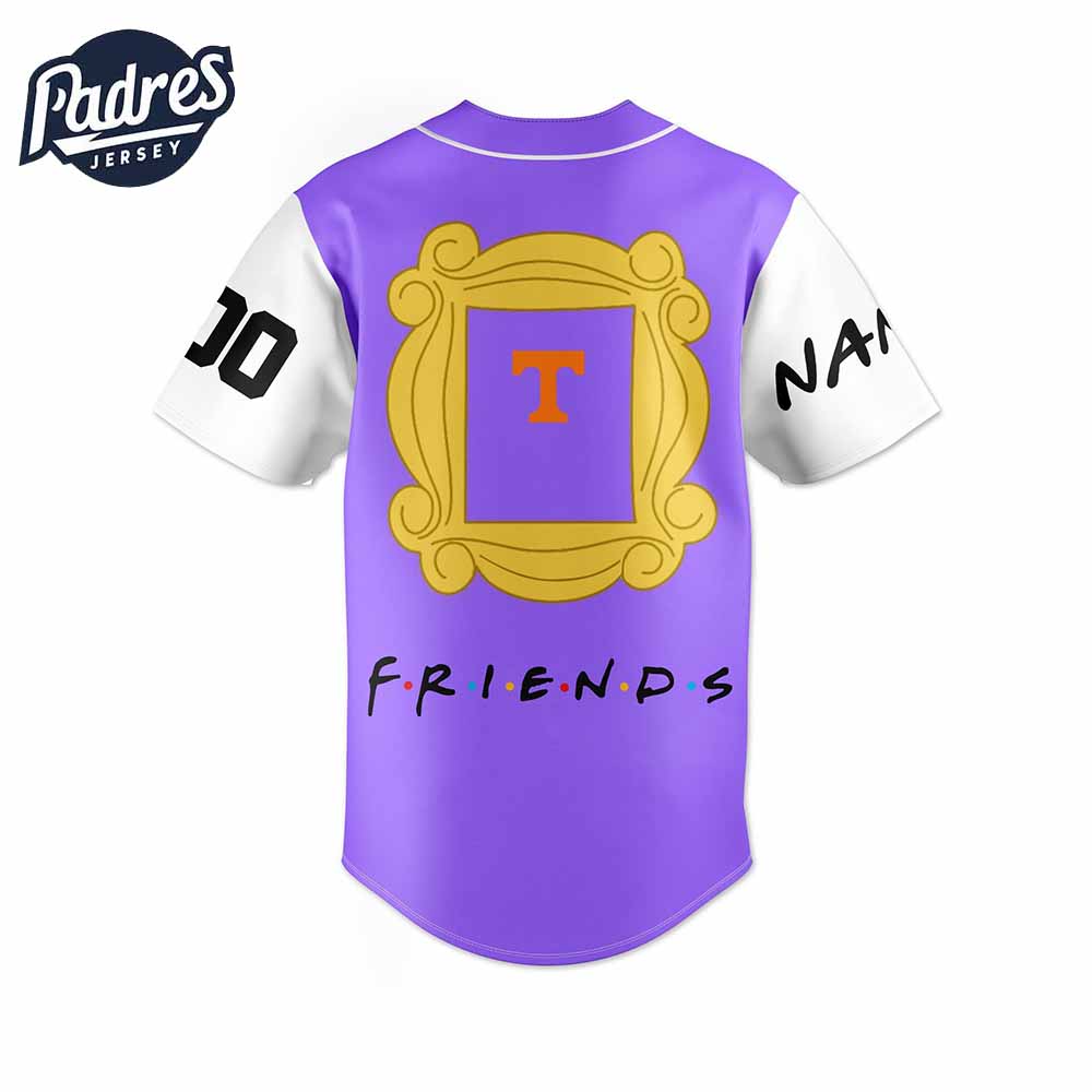 Tennessee Volunteers NCAA x Friends Personalized Baseball Jersey Outfit - Padres Jersey Oasis: Elevate Your Baseball Style Game
