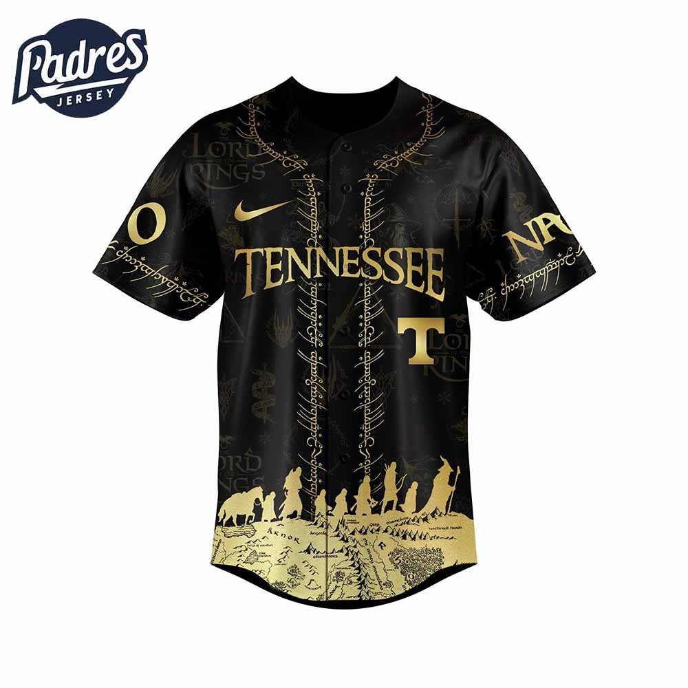Tennessee Volunteers NCAA x The Lord Of The Rings Personalized Baseball Jersey Outfit - Padres Jersey Oasis: Elevate Your Baseball Style Game