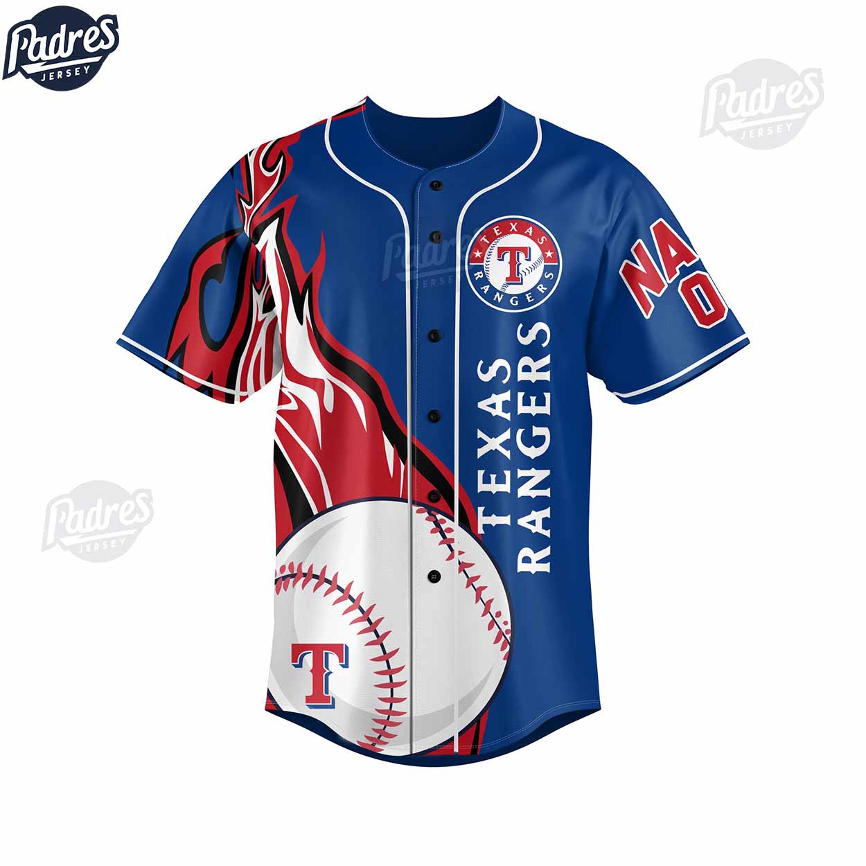 Texas Rangers Custom Baseball Jersey Fans MLB - Padres Jersey Oasis: Elevate Your Baseball Style Game