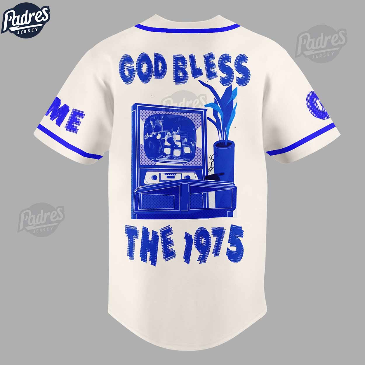 The 1975 God Bless Personalized Baseball Jersey Style - Padres Jersey Oasis: Elevate Your Baseball Style Game