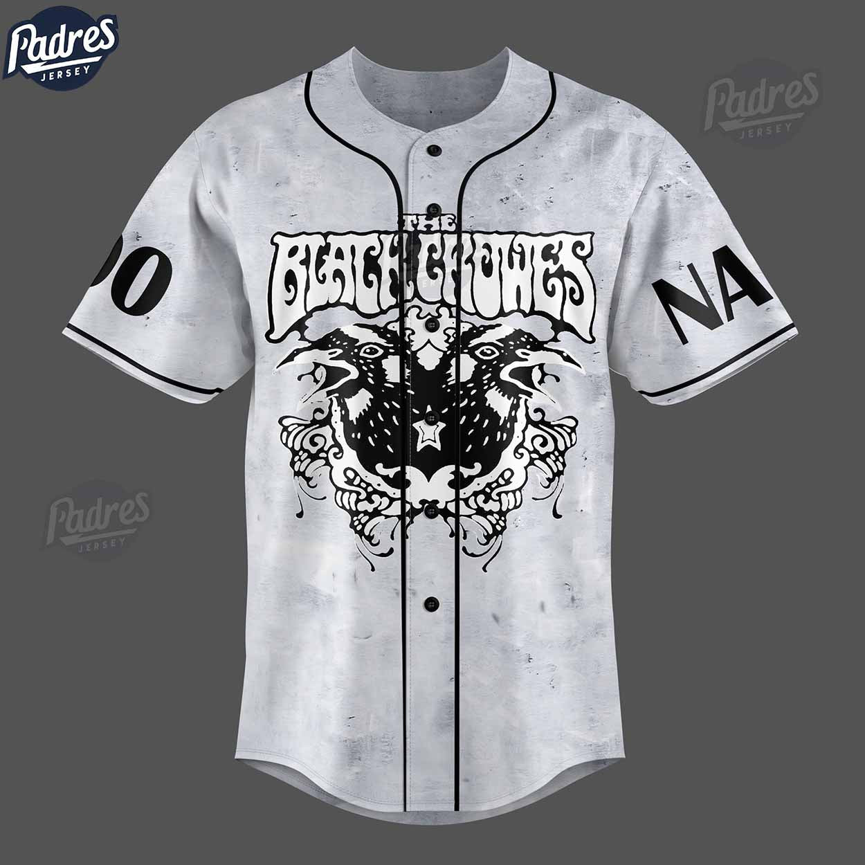 The Black Crowes Band Custom Baseball Jersey Shirt - Padres Jersey Oasis: Elevate Your Baseball Style Game