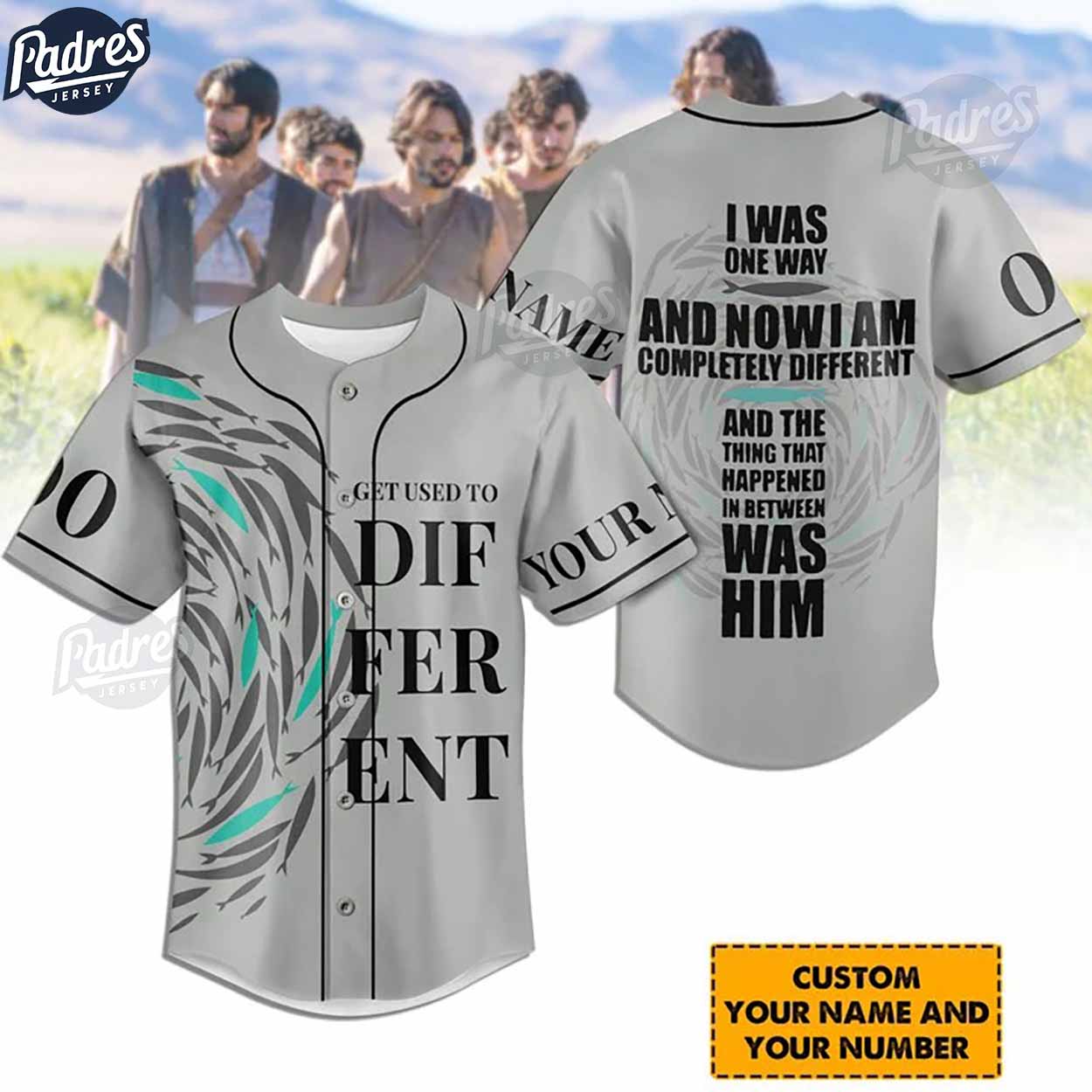 The Chosen Custom Grey Baseball Jersey - Padres Jersey Oasis: Elevate Your Baseball Style Game