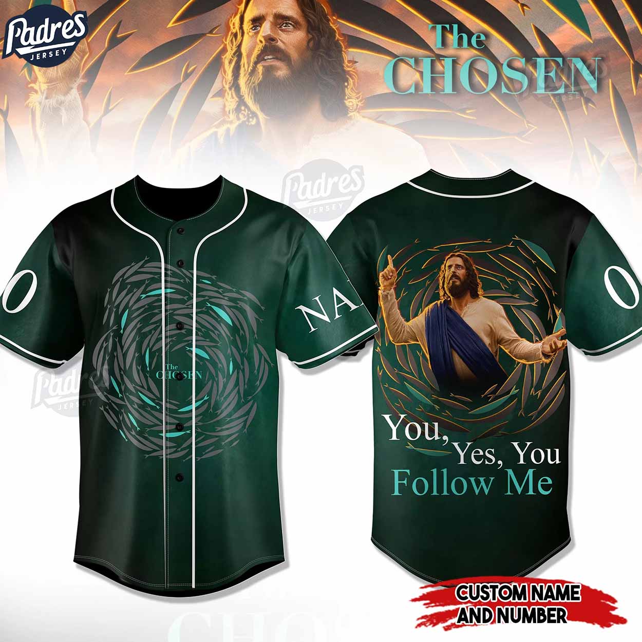 The Chosen You Follow Me Custom Movie Baseball Jersey - Padres Jersey Oasis: Elevate Your Baseball Style Game