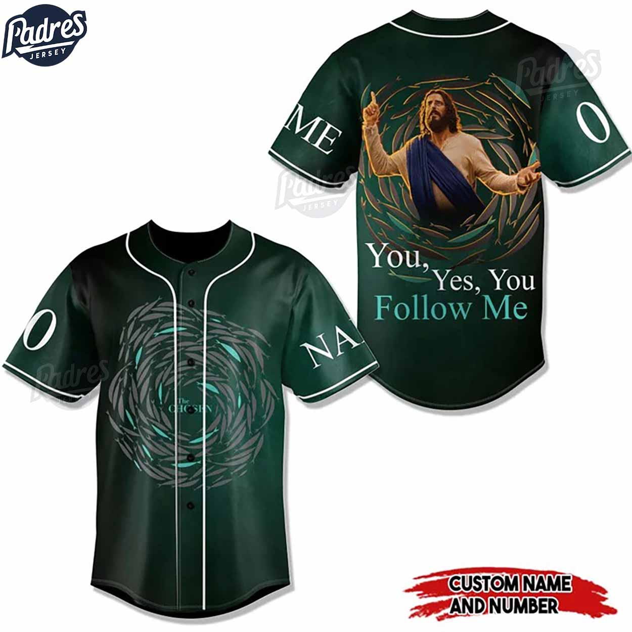 The Chosen You Follow Me Custom Movie Baseball Jersey - Padres Jersey Oasis: Elevate Your Baseball Style Game