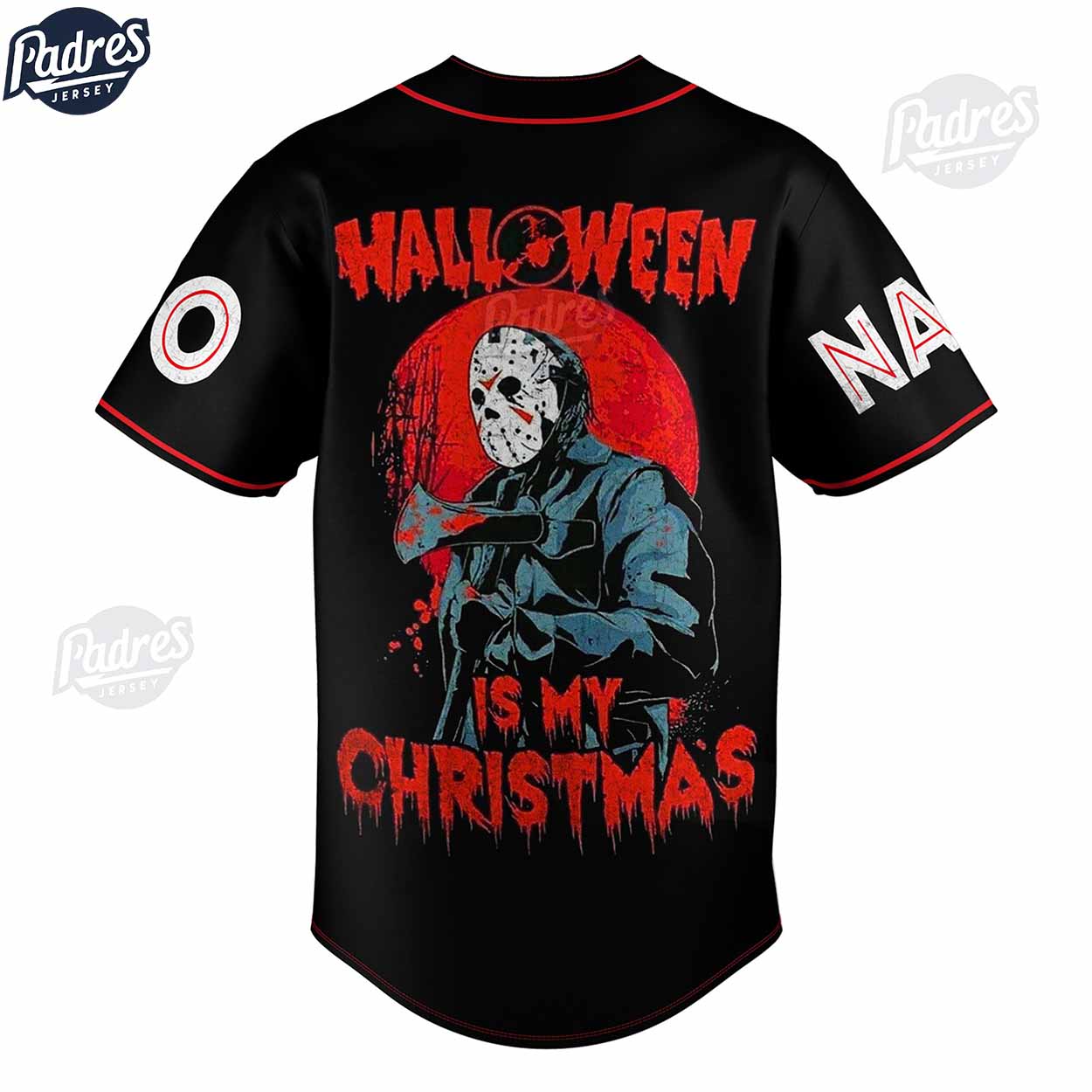 The Crystal Lake Custom Halloween Baseball Jersey for Horror Fans - Padres Jersey Oasis: Elevate Your Baseball Style Game