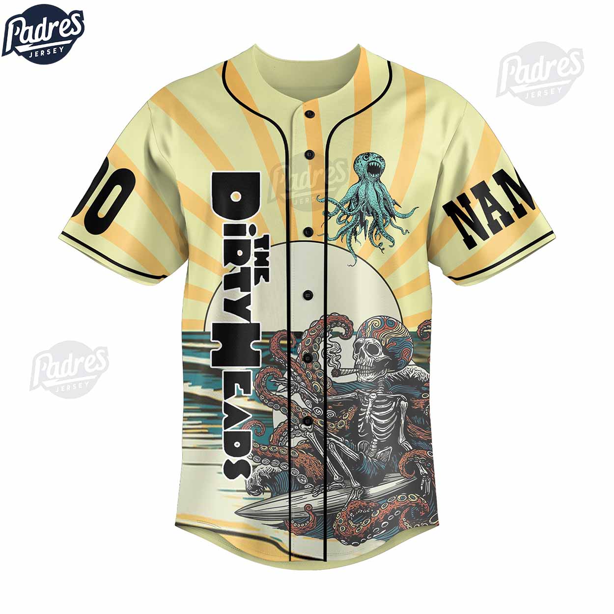 The Dirty Heads Life's Been Good Custom Baseball Jersey - Padres Jersey Oasis: Elevate Your Baseball Style Game