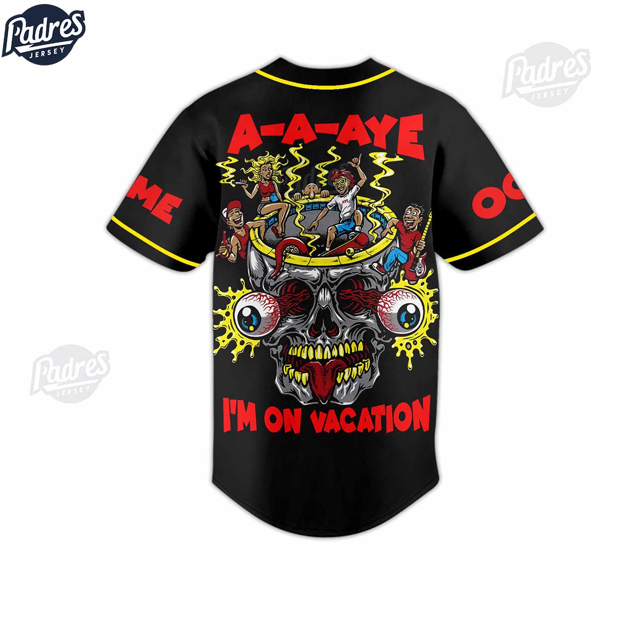The Dirty Heads Vacation Custom Baseball Jersey - Padres Jersey Oasis: Elevate Your Baseball Style Game