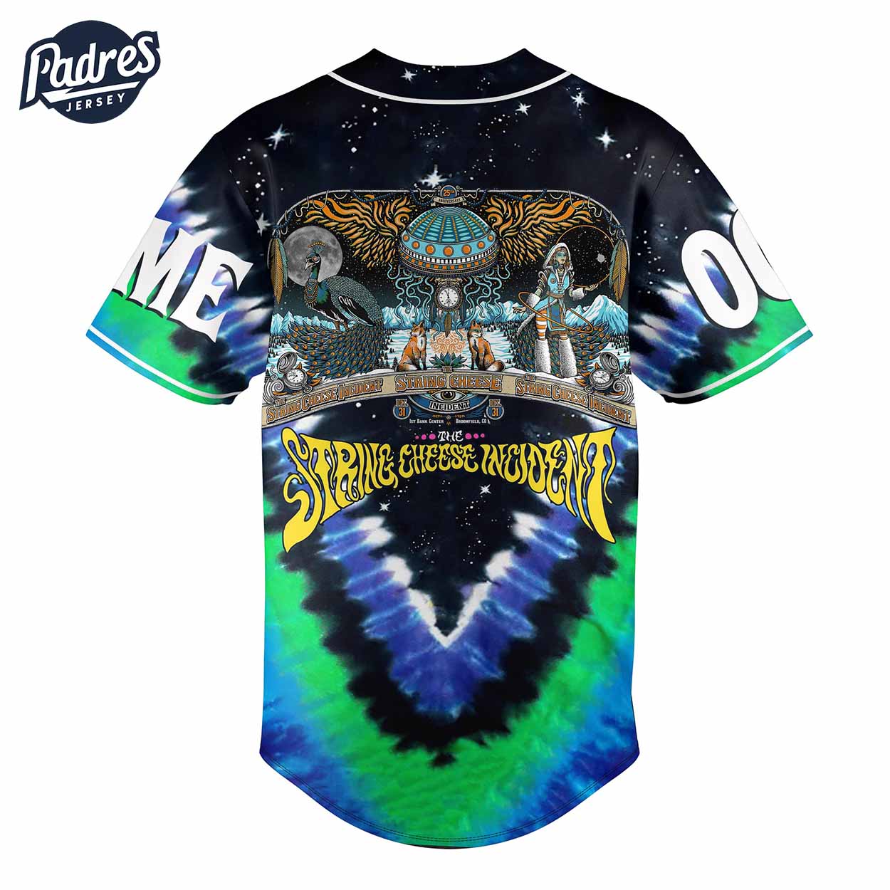 The String Cheese Incident Band Baseball Jersey Outfit - Padres Jersey Oasis: Elevate Your Baseball Style Game