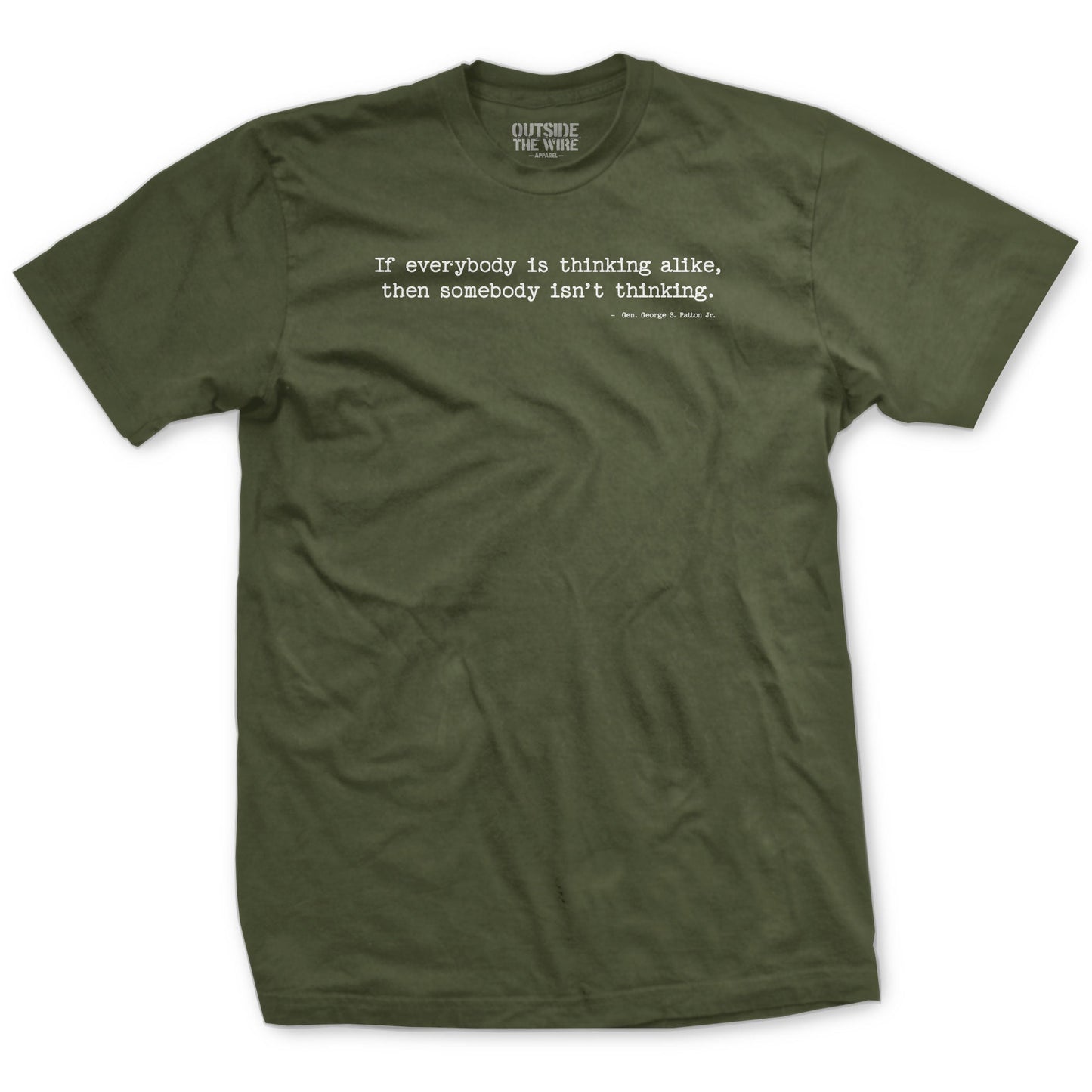 If Everyone is Thinking Alike Patton Quote T-Shirt