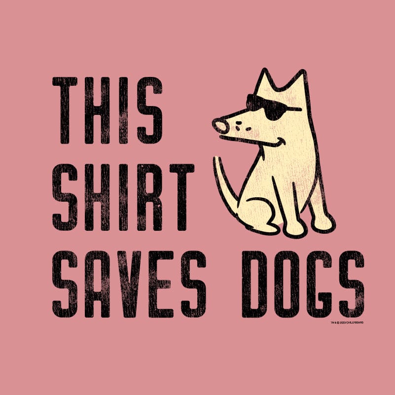 This Shirt Saves Dogs - Ladies T-Shirt V-Neck