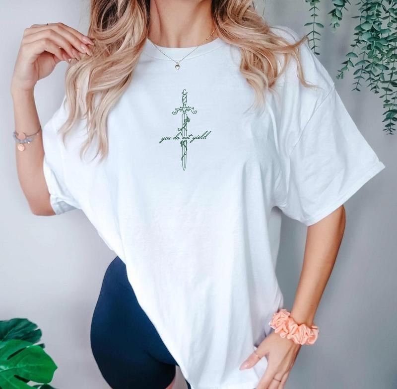 Throne Of Glass Shirt Aelin Galathynius You Do Not Yield Rowan Whitethorn Dorian Thirteen Manon Blackbeak Licensed SJM Merch ACOTAR merch