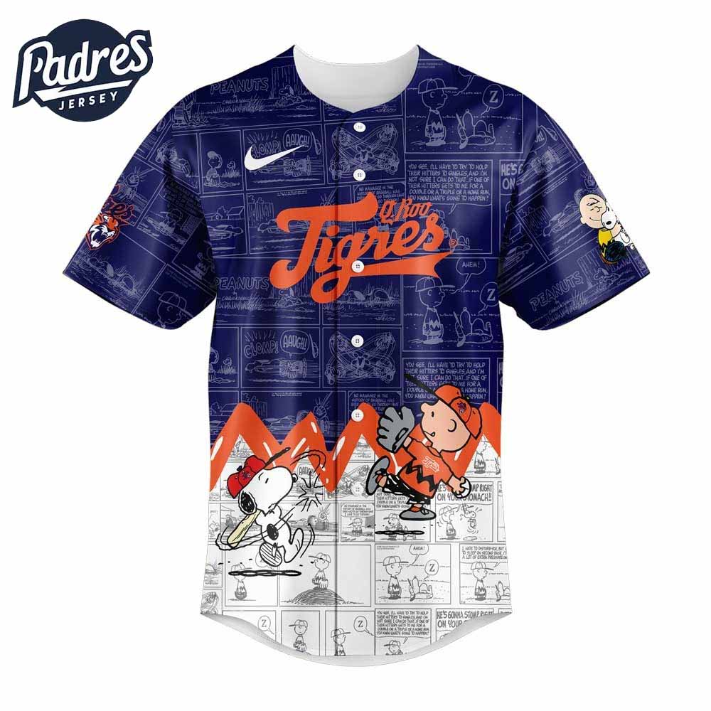 Tigres De Quintana Roo Peanuts Baseball Jersey - Padres Jersey Oasis: Elevate Your Baseball Style Game